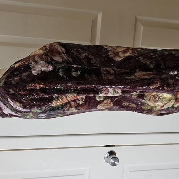 Vince Camuto Sequins Dress Floral Patterned. Size 6. Reat Zipper.‎ New - Picture 4 of 8